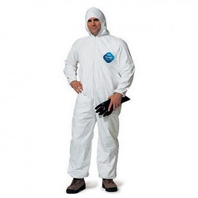 Tyvek-Áo chùm BH chống hóa chất Dupont Tyvek size S